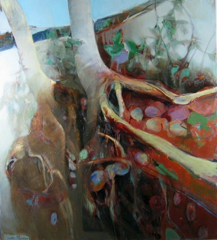 Portage (North Carolina). oil on canvas, 40 x 36 inches, 2006